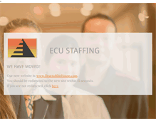 Tablet Screenshot of ecustaffing.com